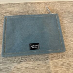 Jean Paul Gaultier Blue Canvas Toiletry Pouch